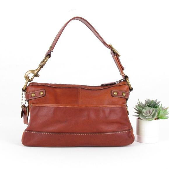 Coach Legacy Vachetta Leather Hobo Whiskey Brown Shoulder Bag - Picture 5 of 10